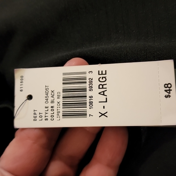 🌺Alyx NWT Peplum Style Top with Gold Metal Detail - Picture 12 of 12